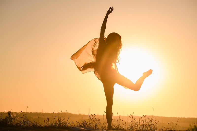 Yoga Outdoor Woman